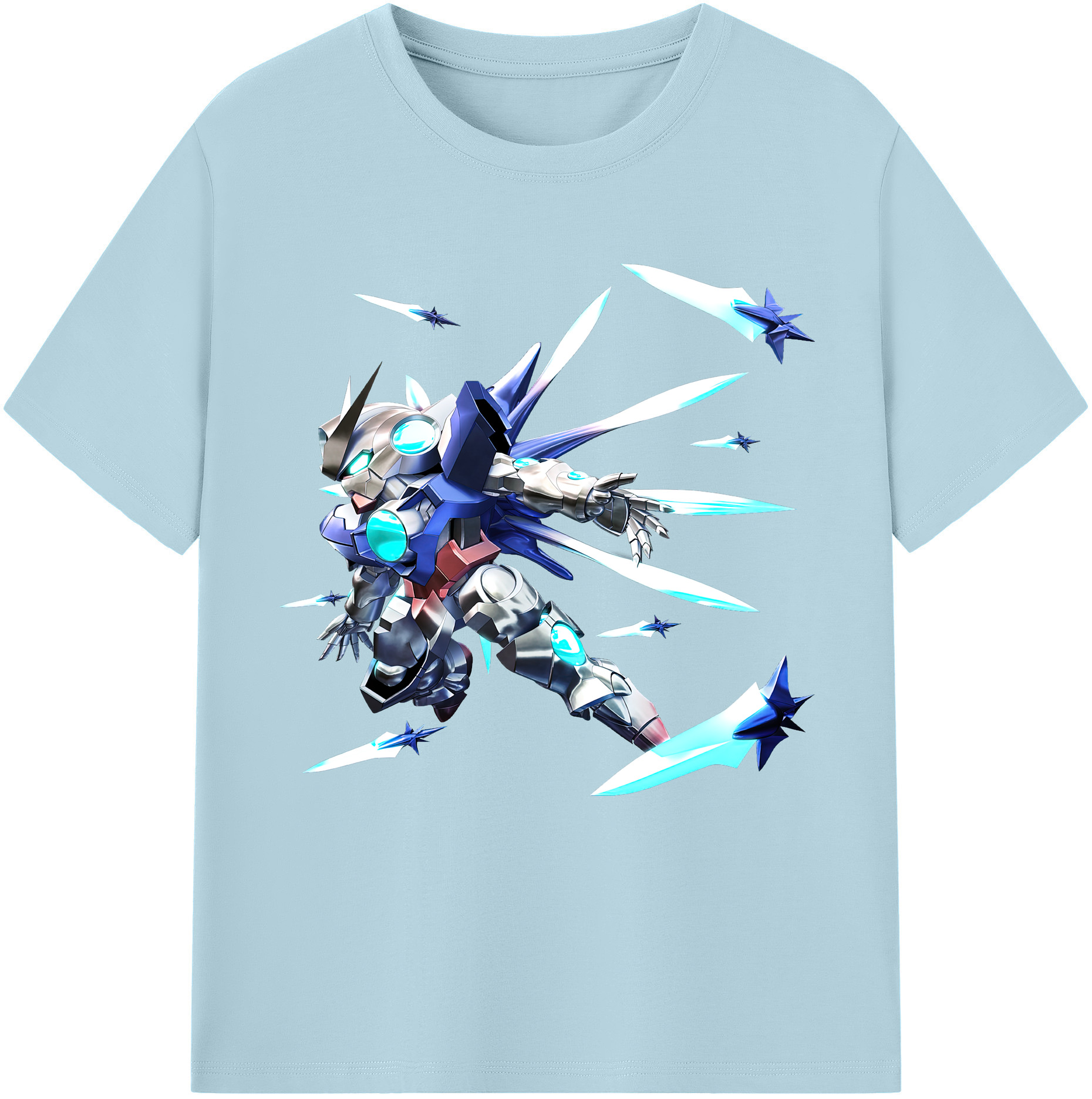 （画像用） 機動戦士ガンダム Mobile Suit Gundam 綿100％半袖Tシャツ（フロントプリント）